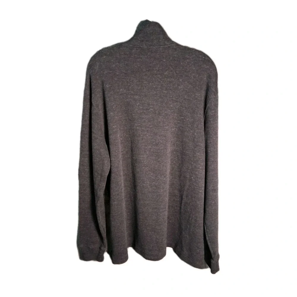 Polo Ralph Lauren Men's XL Gray Quarter Zip Popover Embroidered Pony Logo‎